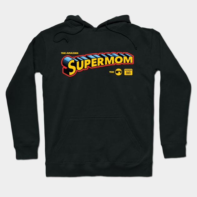 Supermom Super Mom Hero Mother's Day Hoodie by vonHeilige